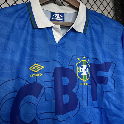 1992 brazil away retro shirt