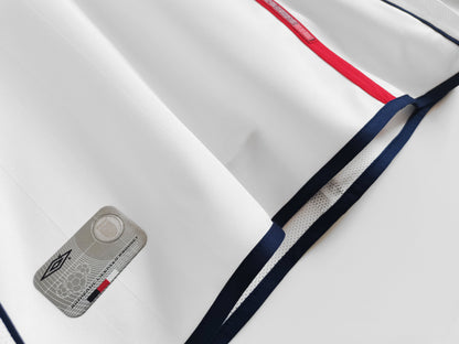 2002 england home long sleeves jersey