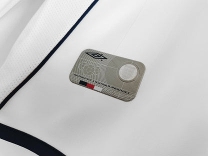 2002 england home long sleeves jersey