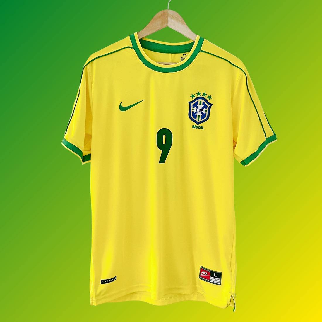 brazil 1998 retro jersey