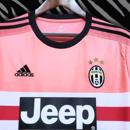 2015 2016 juventus away retro jersey pink