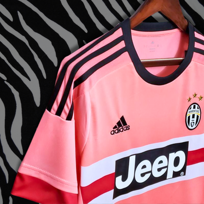 2015 2016 juventus away retro jersey pink