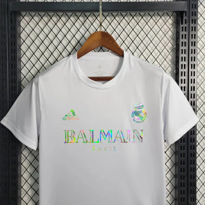 2023 24 real madrid white balmain special edition kit