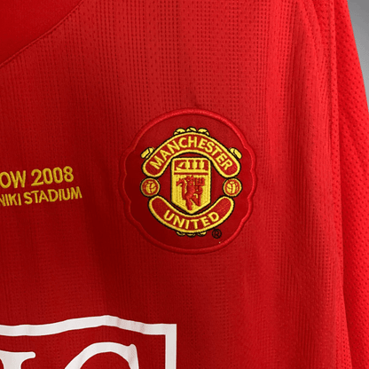 manchester united 2007 2008 home Jersey