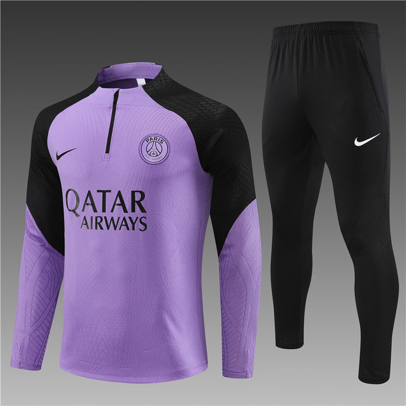 psg tracksuit purple black