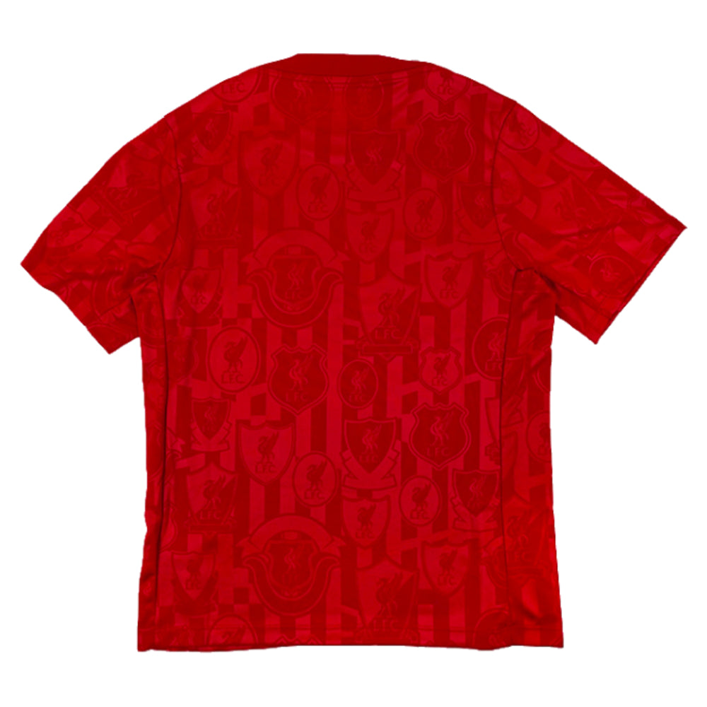 2024-2025 Liverpool Dri-Fit Pre-Match Shirt red