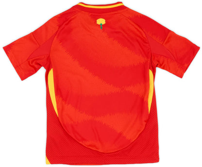 spain home kids soccer jersey 2024 2025