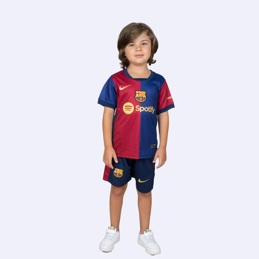 fc barcelona 24 25 kids soccer jersey