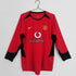 03 04 manchester united retro jersey long sleeves