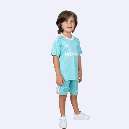messi kids jersey inter miami 24 25 aqua
