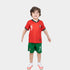 ronaldo kids football kit portugal 2025 home red