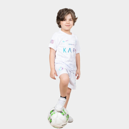 al nassr kids jersey 2024 white away