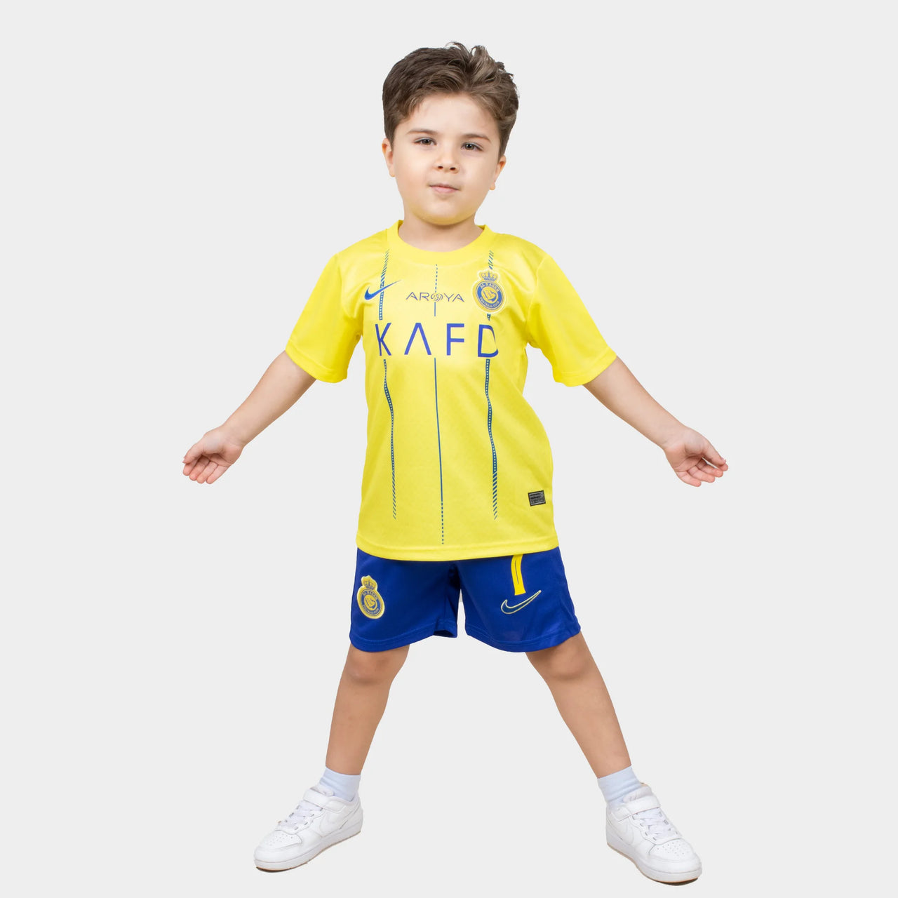 ronaldo kids jersey al nassr 2024 yellow home