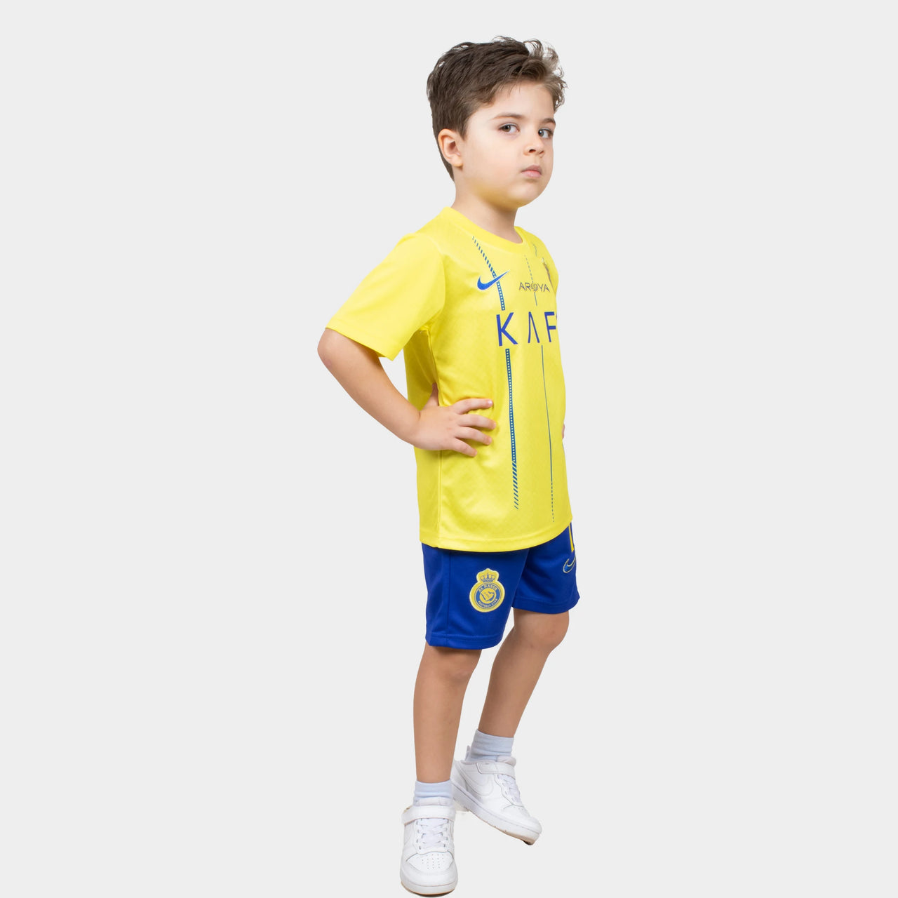 ronaldo kids jersey al nassr 2024 yellow home