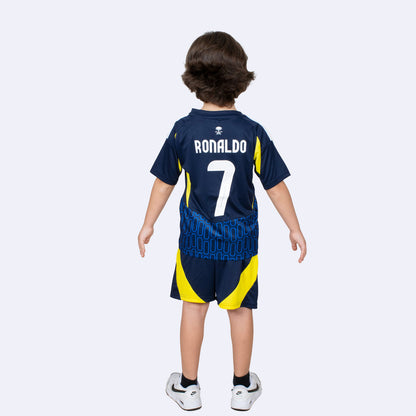 ronaldo kids jersey al nassr 2025 blue away