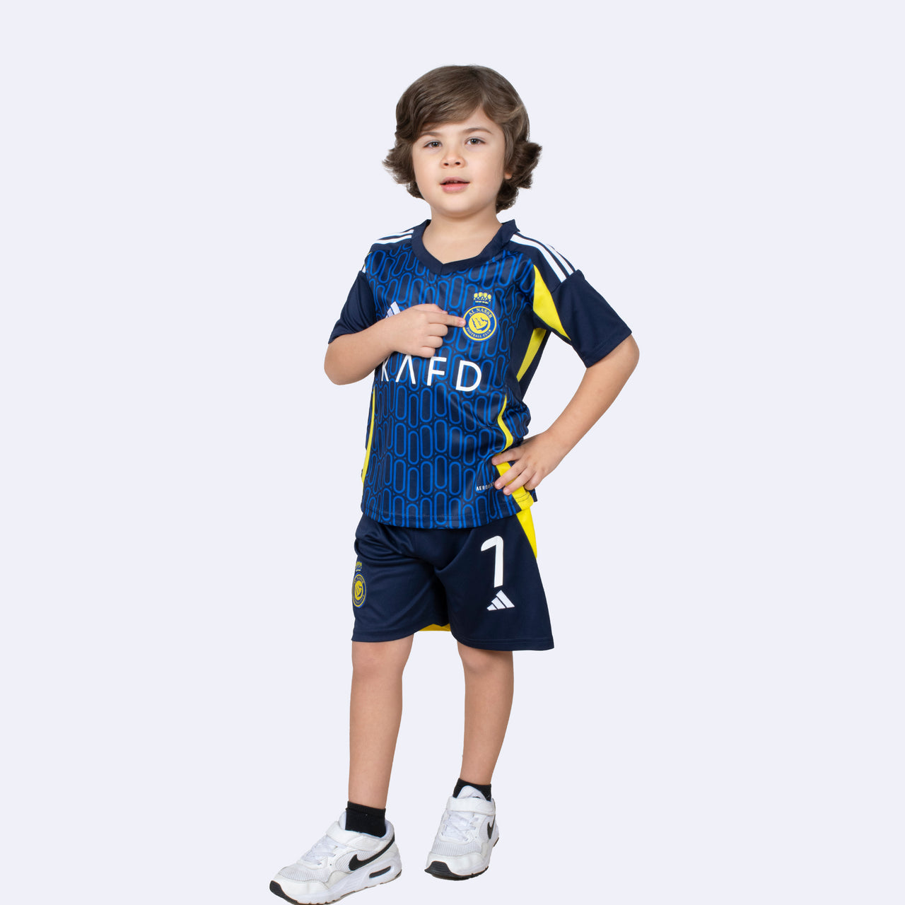 ronaldo kids jersey al nassr 2025 blue away