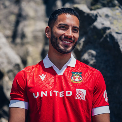 24 25 wrexham jersey red home