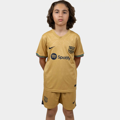fc barcelona kids jersey 22 23 away