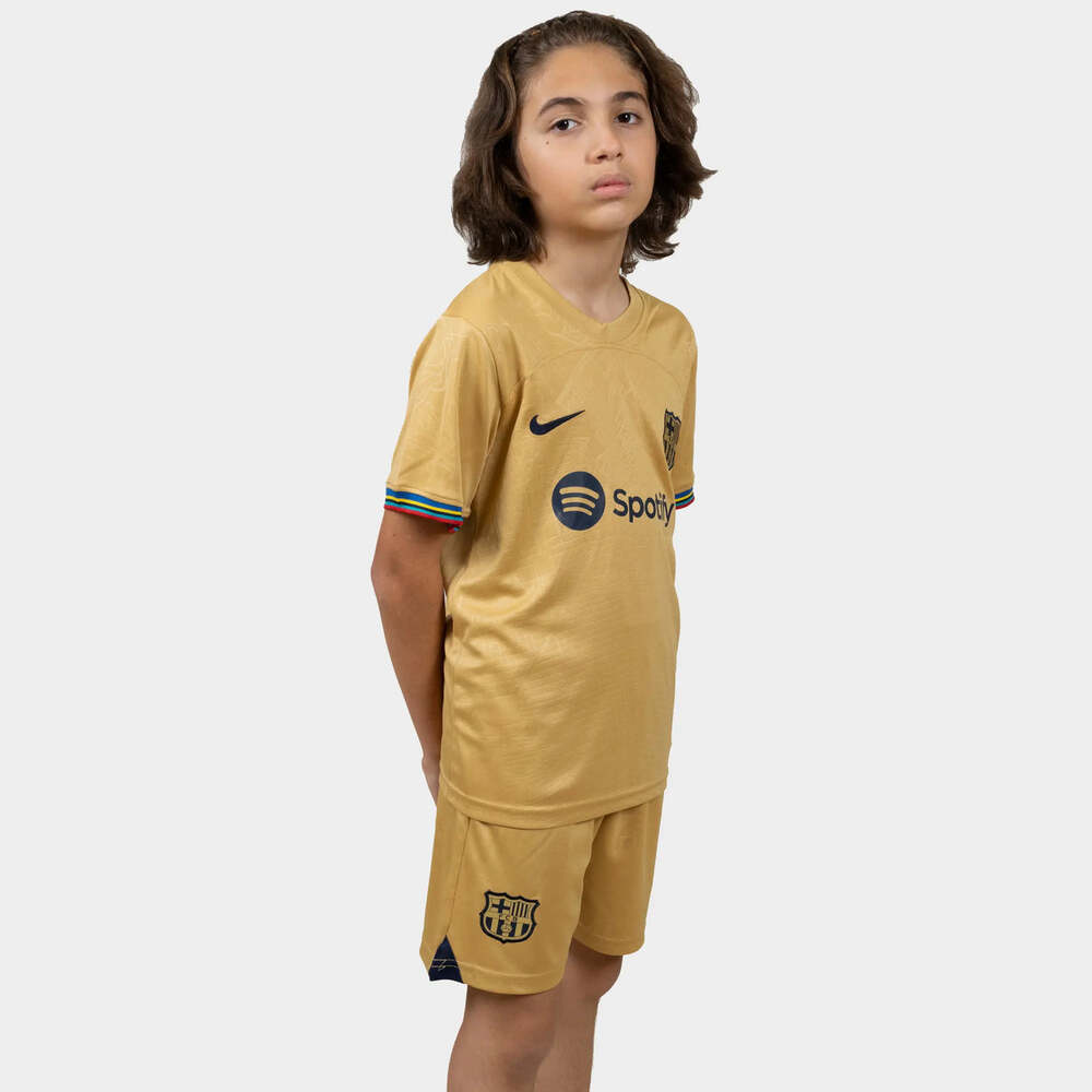fc barcelona kids jersey 22 23 away