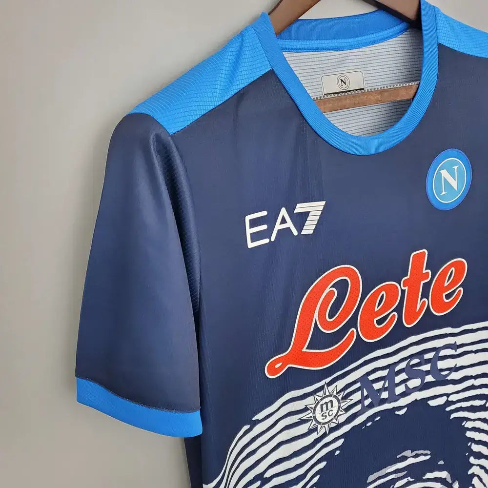 ssc napoli 21 22 maradona special edition stadium fans retro jersey