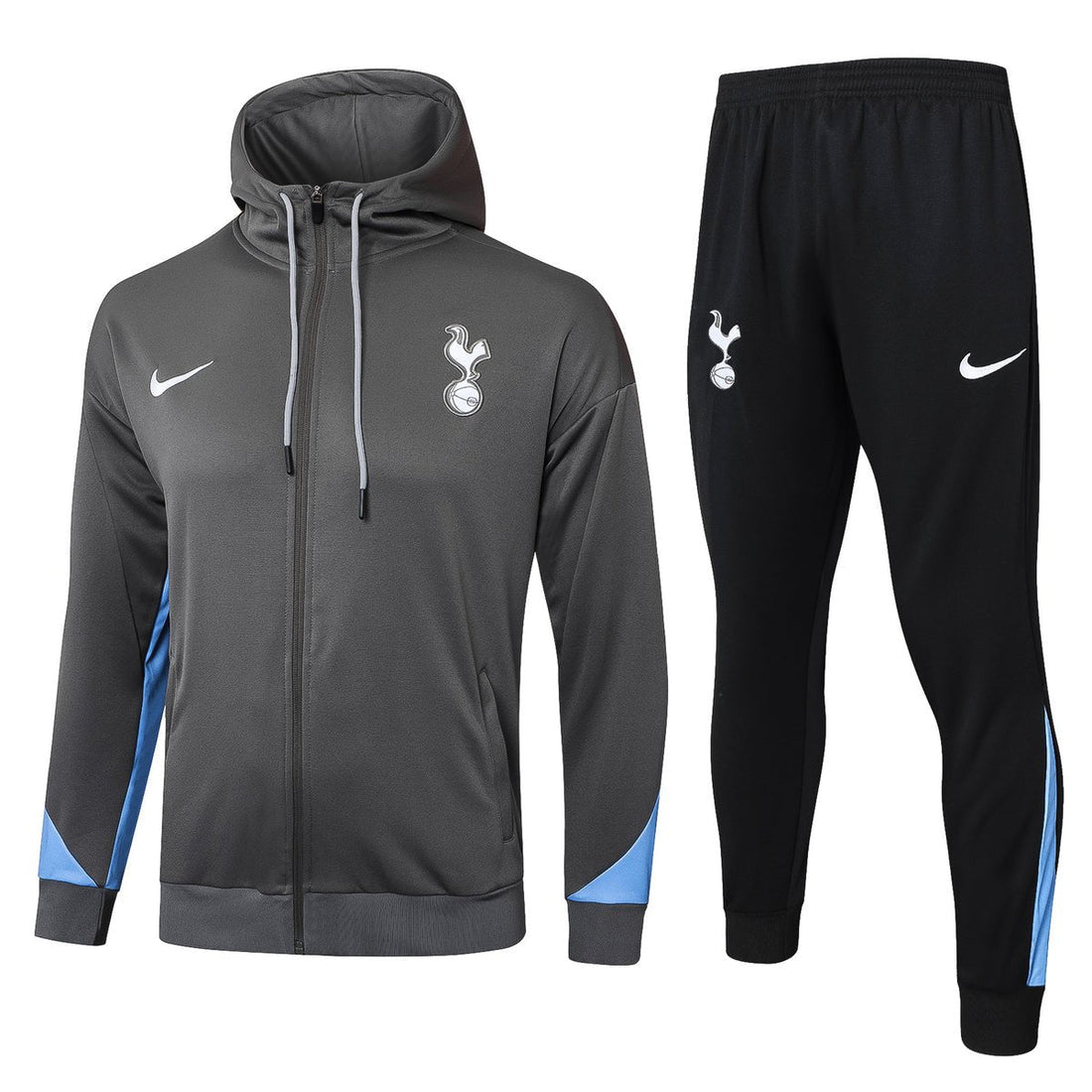 tottenham gray and black sweatsuit