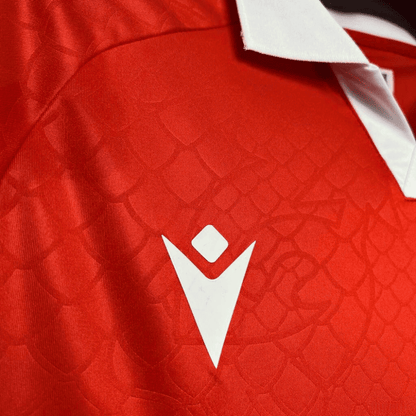 24 25 wrexham jersey red home
