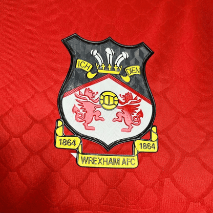 24 25 wrexham jersey red home