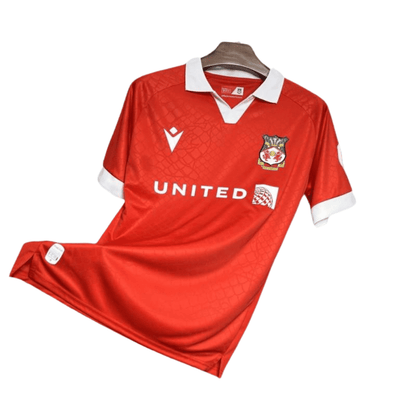 24 25 wrexham jersey red home