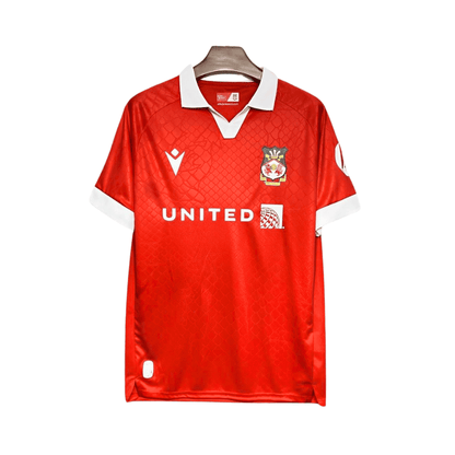 24 25 wrexham jersey red home